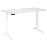 Sitz-Steh-Schreibtisch BUSINESS white | elektrisch höhenverstellbar | B160 x T80 cm | Weiß classic