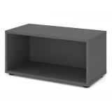 Aktenregal 1 Ordnerh�he FLEXWALL | 80 cm breit | Graphit 