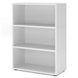 Aktenregal 3 Ordnerhöhen FLEXWALL | 80 cm breit | Weiss