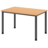 Schreibtisch HERA graphit | 120 x 80 cm | Buche