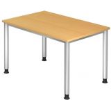 Schreibtisch HERA silver | 120 x 80 cm | Buche