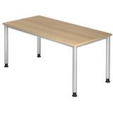 Schreibtisch HERA silver | 160 x 80 cm | Eiche