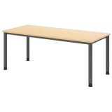 Schreibtisch HERA graphit | 180 x 80 cm | Ahorn