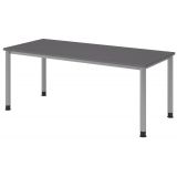 Schreibtisch HERA silver | 180 x 80 cm | Graphit