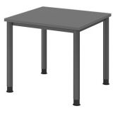 Schreibtisch HERA graphit | 80 x 80 cm | Graphit 