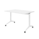 Klapptisch YPSILON | 120 x 80 cm | Weiß classic/Weiß