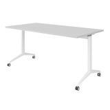 Klapptisch YPSILON | 160 x 80 cm | Lichtgrau/Wei� 