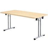 Klapptisch classic FOLD | 160 x 80 cm | Ahorn