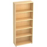 Aktenregal 5 Ordnerhöhen LIGHT | 80 cm breit | Ahorn
