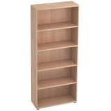 Aktenregal 5 Ordnerh�hen LIGHT | 80 cm breit | Nussbaum hell 