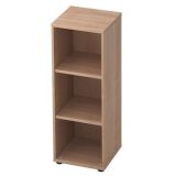 Regal 3 Ordnerhöhen COMFORT | 40 cm breit | Nussbaum hell