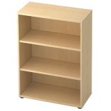 Regal 3 Ordnerhöhen COMFORT | 80 cm breit | Ahorn
