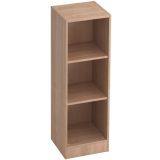 Regal 3 Ordnerhöhen SOLID | 40 cm breit | Nussbaum hell