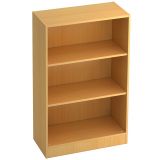 Regal 3 Ordnerhöhen SOLID | 80 cm breit | Buche