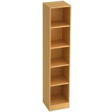 Regal 5 Ordnerh�hen SOLID | 40 cm breit | Buche 