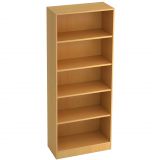 Regal 5 Ordnerhöhen SOLID | 80 cm breit | Buche
