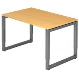 Schreibtisch RESTART | Gestell graphit | 120 x 80 cm | Buche