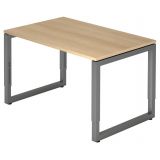 Schreibtisch RESTART | Gestell graphit | 120 x 80 cm | Eiche