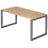 Schreibtisch RESTART | Gestell graphit | 160 x 80 cm | Eiche
