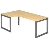 Schreibtisch RESTART | Gestell graphit | 200 x 120 cm | Ahorn