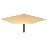 Trapezplatte 120 x 120 cm | Ahorn | St�tzfu� graphit