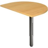 Ansatztisch 60 x 80 cm | Buche | St�tzfu� graphit 