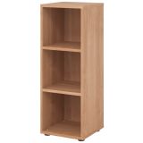 Regal 3 Ordnerhöhen SMART | 40 cm breit | Nussbaum hell