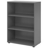 Regal 3 Ordnerhöhen SMART | 80 cm breit | Graphit