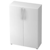 Aktenschrank 3 Ordnerh�hen LIGHT | 80 cm breit | Wei� classic