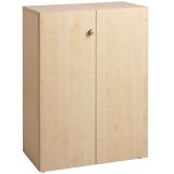 Flügeltürenschrank 3 OH COMFORT | 80 cm breit | Korpus Ahorn | Front Ahorn