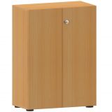 Flügeltürenschrank 3 OH COMFORT | 80 cm breit | Korpus Buche | Front Buche