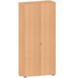 Flügeltürenschrank 6 OH COMFORT | 100 cm breit | Korpus Buche | Front Buche