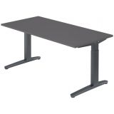 Schreibtisch SPIRIT | Gestell graphit | 160 x 80 cm | Graphit