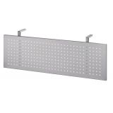 Sichtblende @classic f�r Schreibtischbreite 120 cm | silber