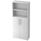 Schrankregal 5 Ordnerh�hen LIGHT | 80 cm breit | Wei� classic