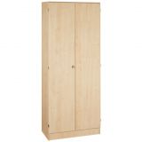 Flügeltürenschrank 5OH SOLID | 80 cm breit | Korpus Ahorn | Front Ahorn