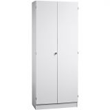 Flügeltürenschrank 5OH SOLID | 80 cm breit | Korpus Weiß classic | Front Weiß classic