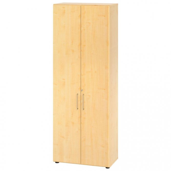 Büroschrank 6 Ordnerhöhen | Breite 80 cm | Sockelgleiter schwarz