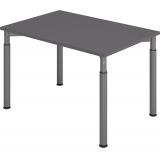 Schreibtisch YAKIRA | Gestell graphit | 120 x 80 cm | Graphit