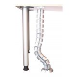 Kabelspirale vertikal | f�r Schreibtische bis H�he 85 cm