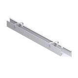 Kabelwanne silber STYLE | f�r Schreibtischbreite 160 cm