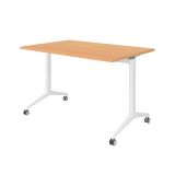 Klapptisch YPSILON | 120 x 80 cm | Buche/Wei�