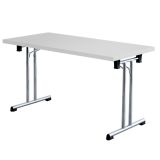 Klapptisch classic FOLD | 138 x 69 cm | Lichtgrau