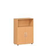 Kombischrank LIFE 3 Ordnerh�hen | mit 2 OH T�ren | Buche Natur