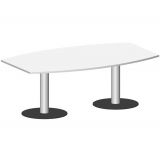 Konferenztisch STYLE | 200 x 80/120 cm | Wei�