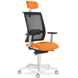 Bürostuhl Drehstuhl LYRA | Sitzbezug Sunny Orange
