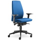 Bürostuhl Drehstuhl ENCIMA | inklusive Armlehnen | Bezug Medium Blue