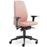 Bürostuhl Drehstuhl ENCIMA | inklusive Armlehnen | Bezug Pale Rose