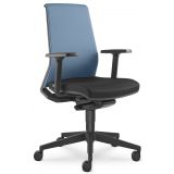 Bürostuhl Drehstuhl LOOK | Rückenbezug Lush Blue