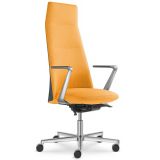Bürostuhl Drehstuhl MELODY Manager | optionale Armlehnen | Bezug Sunny Orange